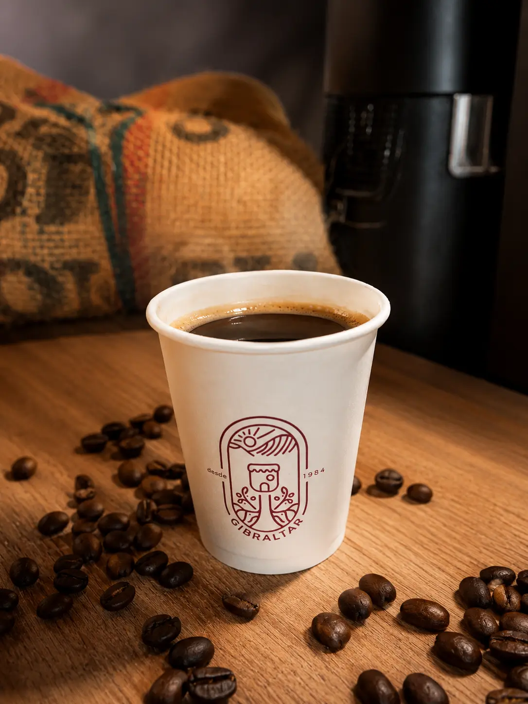 Americano · taza cálida